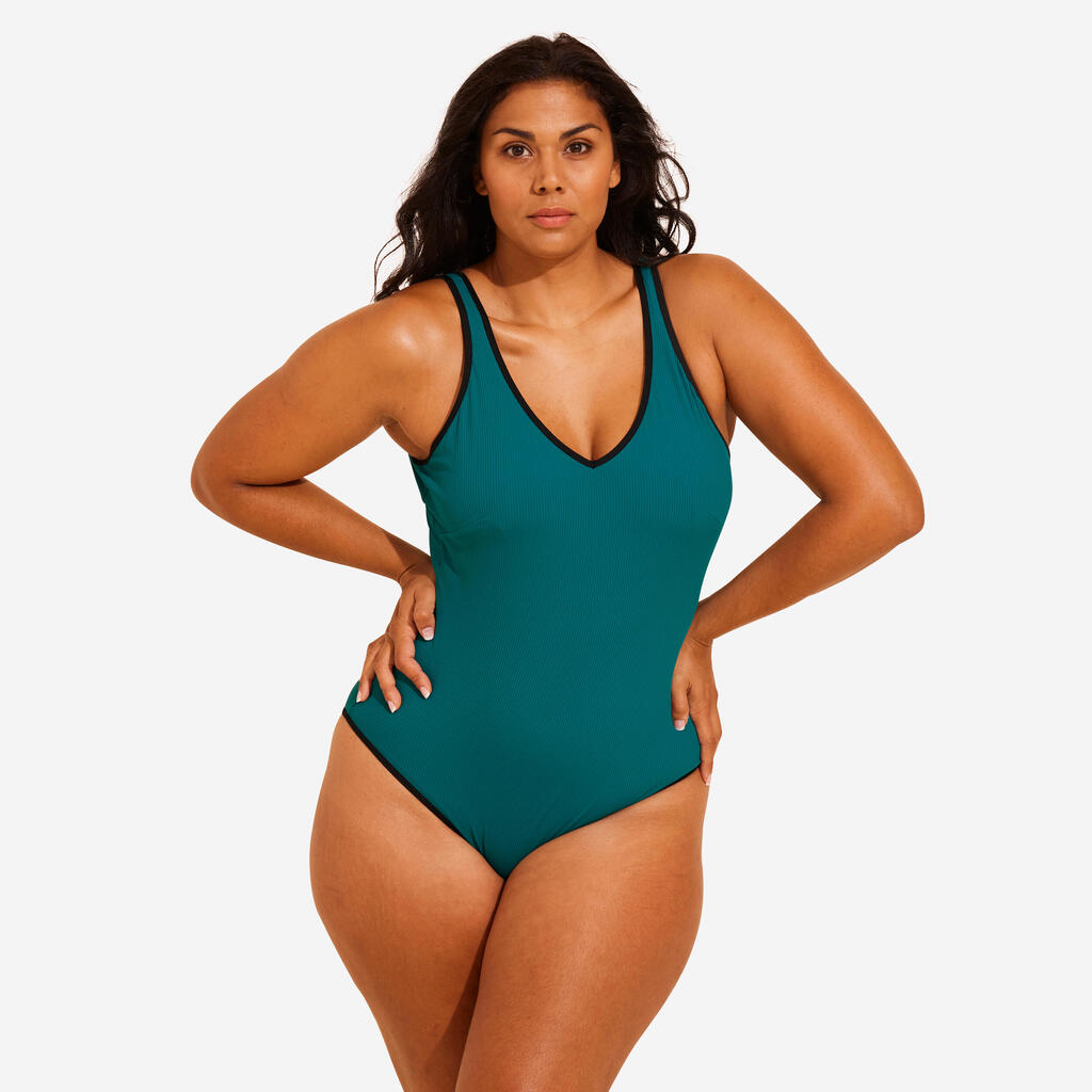 Women's Aquafit 1-piece Swimsuit Ines - Green