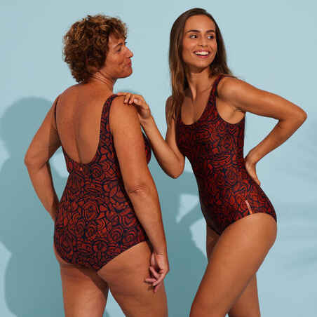 Women's Aquafitness One-Piece Swimsuit Doli - Nick Orange