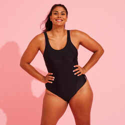 Women's Aquafitness One-Piece Swimsuit Doli - Black Pink