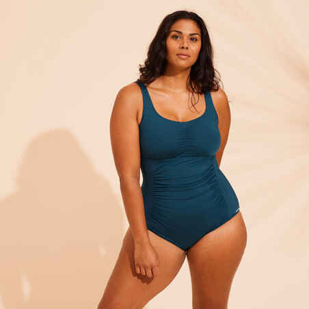 Women's Aquafitness One-Piece Swimsuit Mary - Green