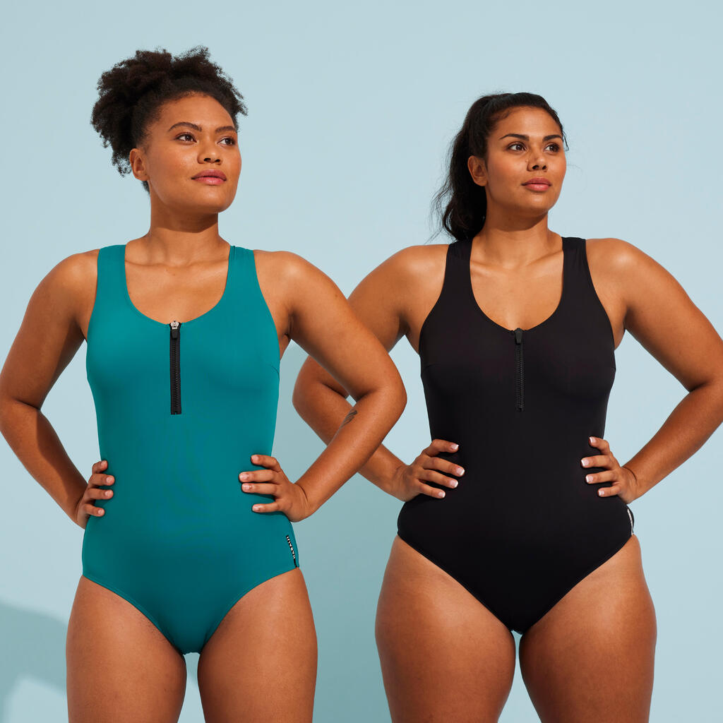 Maillot de bain 1 pièce aquagym-aquabike femme Lio bleu