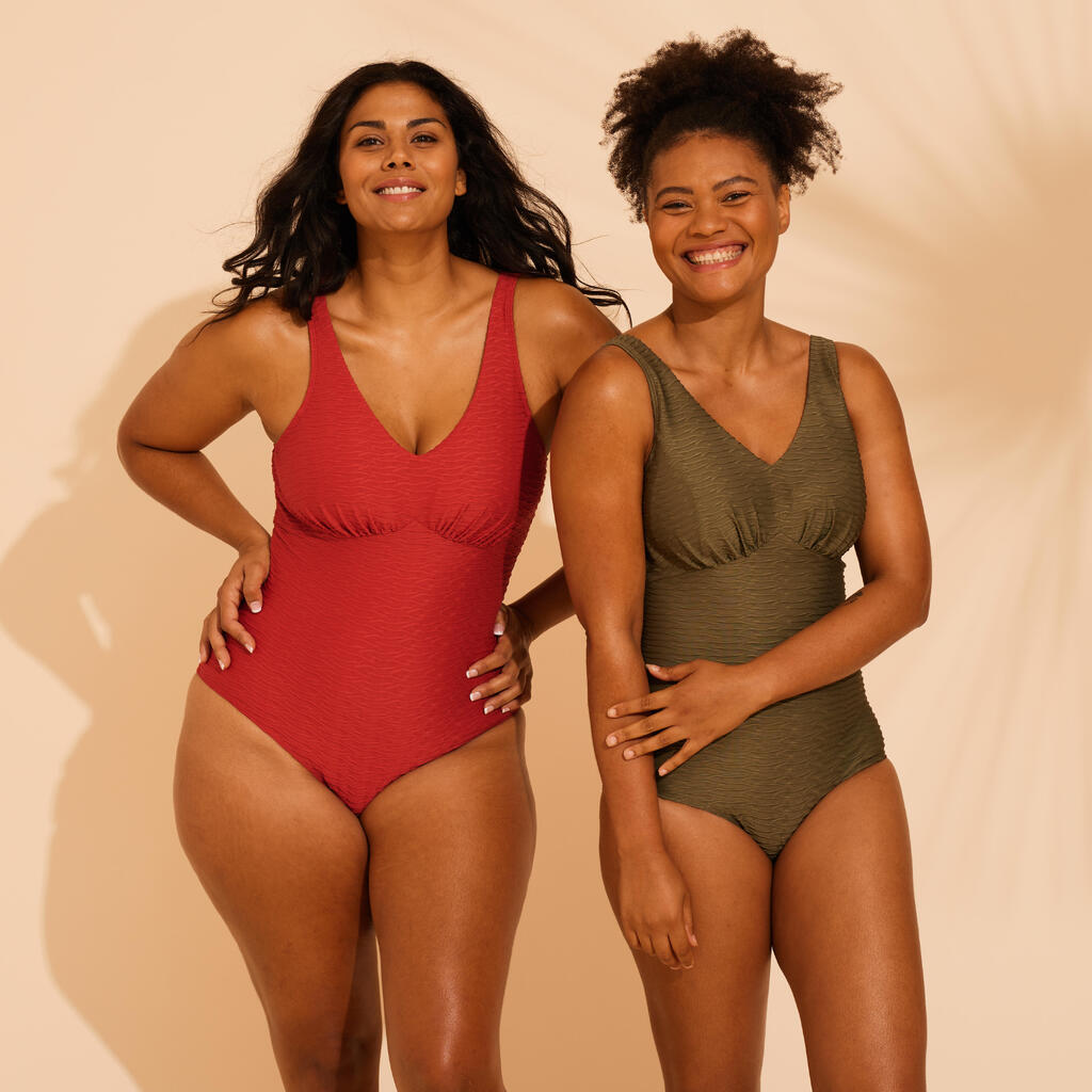 Damen Aquagym Badeanzug - Romi Salento khaki 