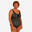 Women's 1-piece Swimsuit for Aquagym Clara pipa black