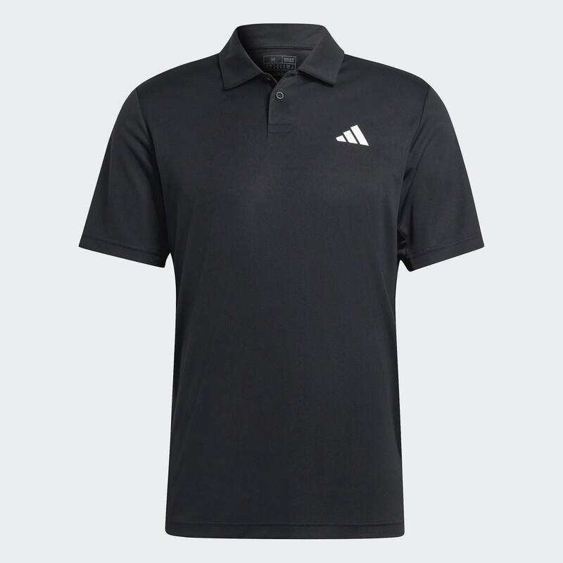 Pánské tenisové polo s krátkým rukávem Adidas černé