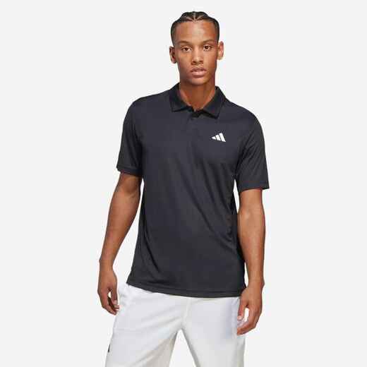 
      Men's Short-Sleeved Tennis Polo Club Shirt - Black
  