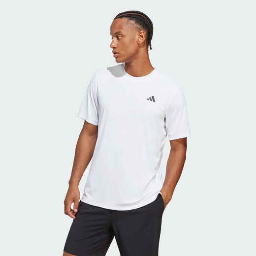 
      Men's Short-Sleeved Tennis T-Shirt Club Tee - White
  