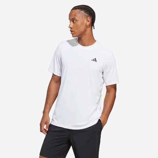 
      Men's Short-Sleeved Tennis T-Shirt Club - White
  