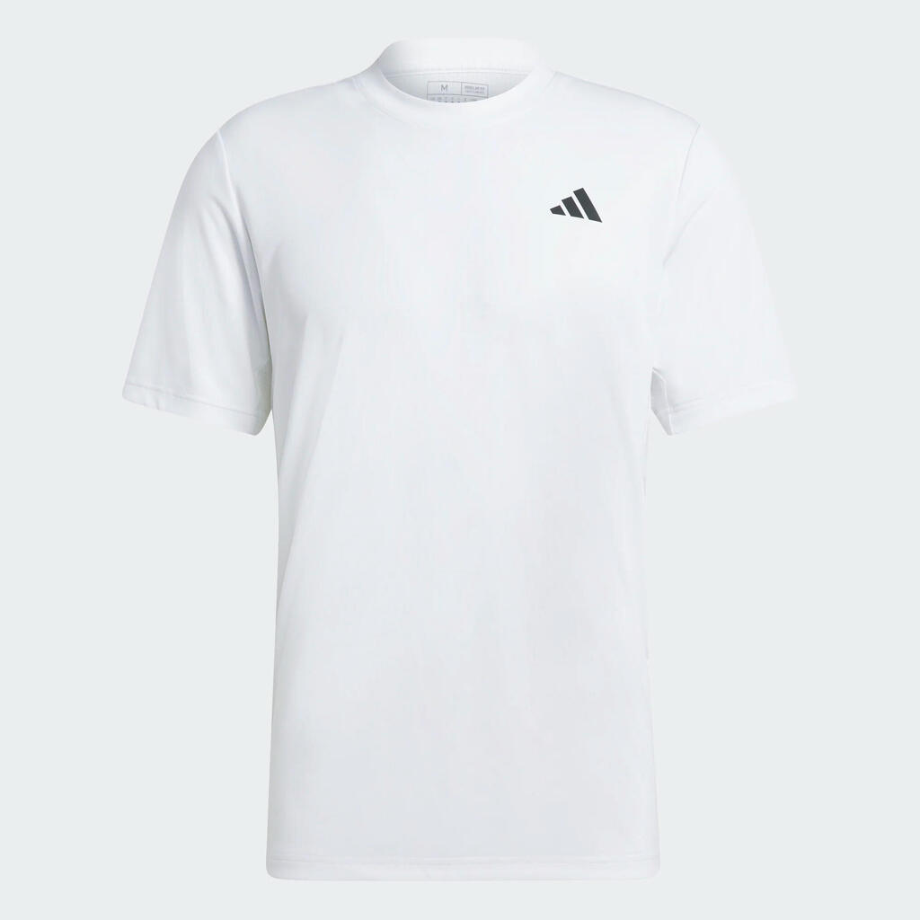 Men's Short-Sleeved Tennis T-Shirt Club Tee - White