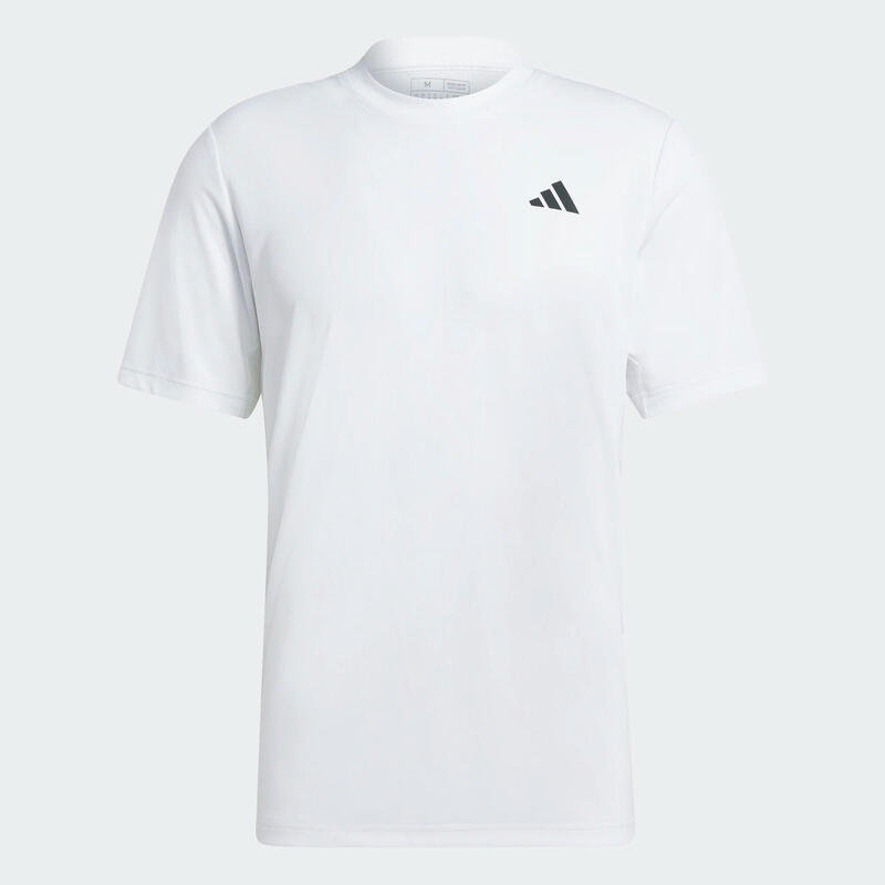 Pánské tenisové tričko s krátkým rukávem Adidas Club bílé