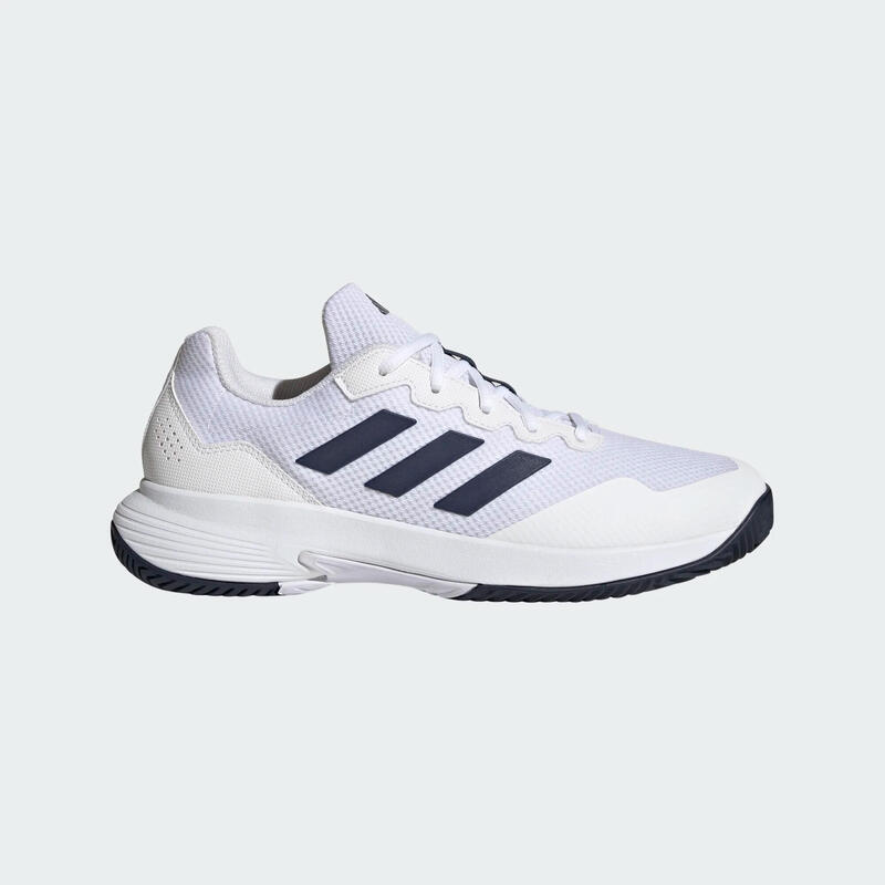 Pánské tenisové boty na všechny povrchy Adidas Gamecourt bílé