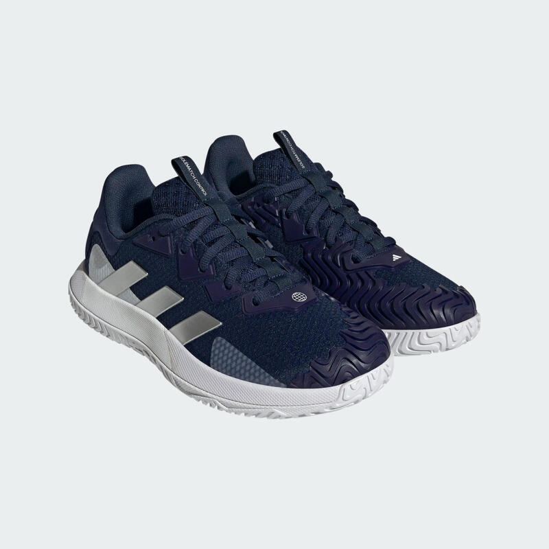 Calçado de ténis ADIDAS Solematch Control Homem - Múltiplos Pisos - Branco Azul