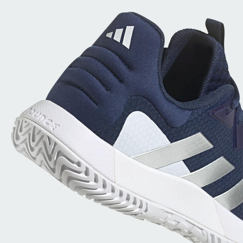 Calçado de ténis ADIDAS Solematch Control Homem - Múltiplos Pisos - Branco Azul