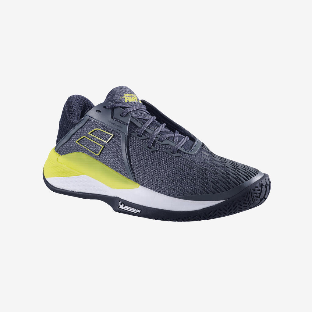 Men's Multicourt Tennis Shoes Propulse Fury - Grey/Green