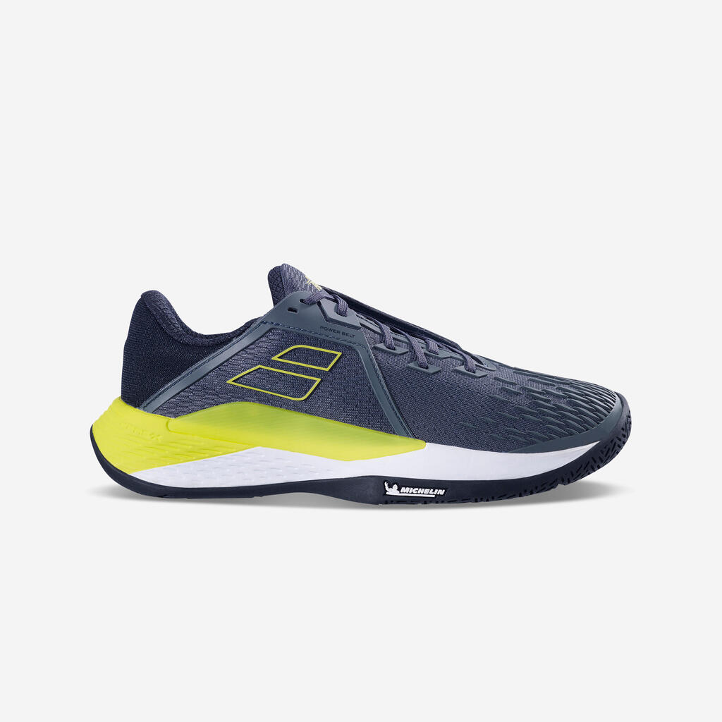 Herren Tennisschuhe Multicourt - Babolat Propulse Fury 3 grau/grün