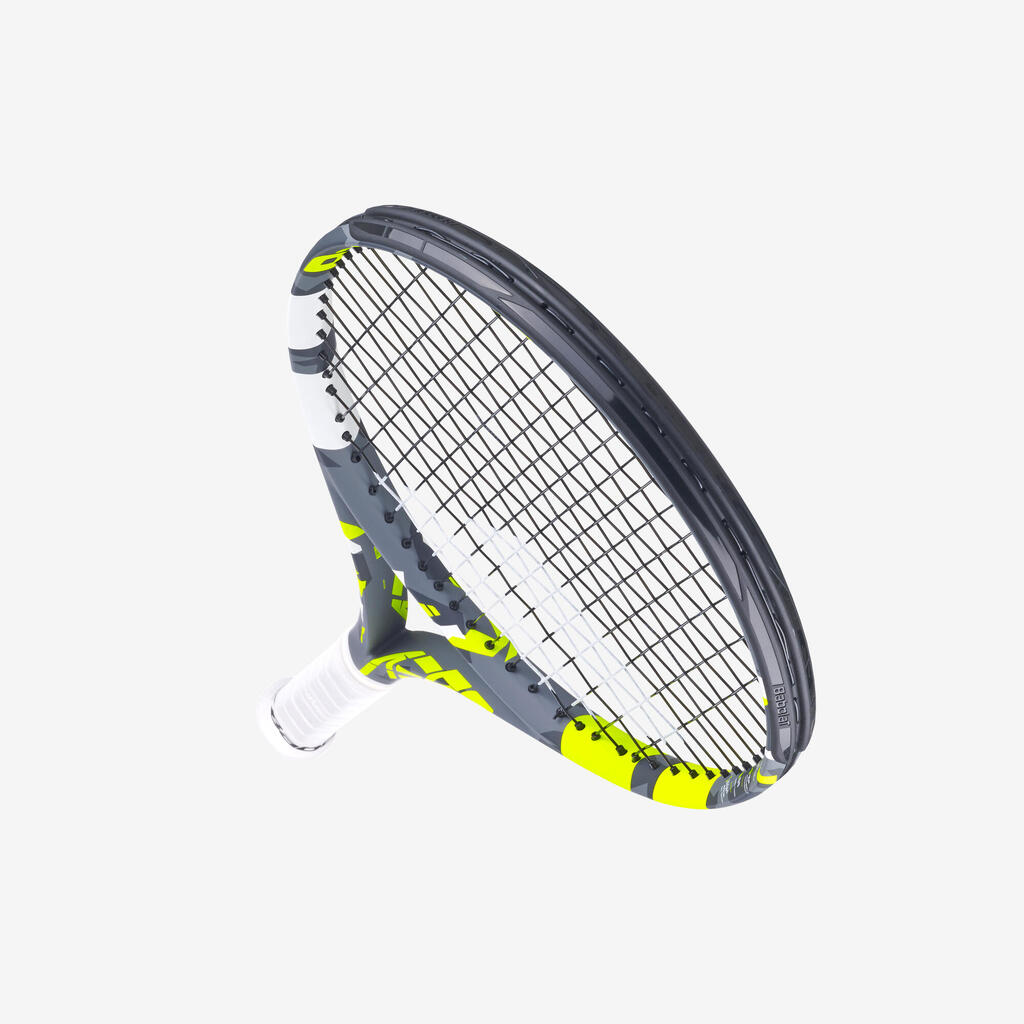 Tennisschläger Kinder - Aero Jr 26 Zoll besaitet grau/gelb