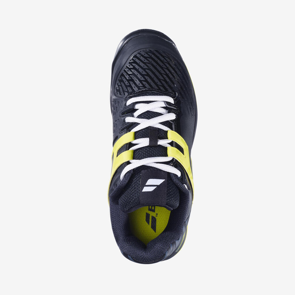 Detská tenisová obuv Propulse čierno-žltá