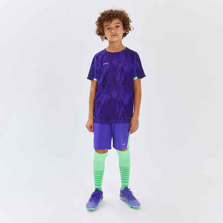 Kids' Lace-Up Football Boots CLR FG - Alpha
