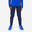 Sweat de football 1/2 zip VIRALTO JR KIDS bleu, marine et orange fluo
