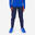 Kids' 1/2 Zip Football Sweatshirt Viralto - Blue, Navy & Neon Orange