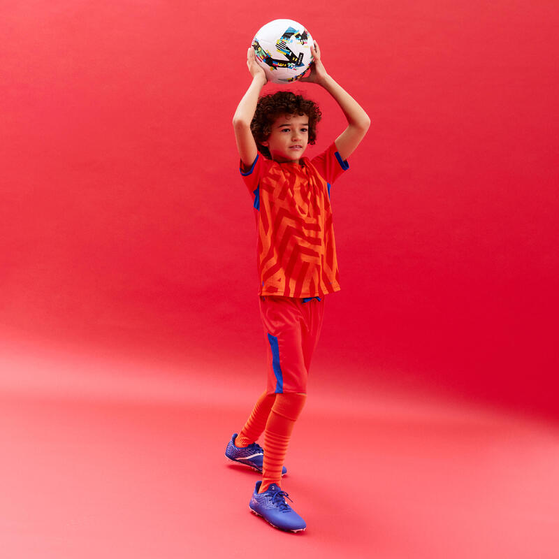 BOTAS DE FÚTBOL NIÑO CON CORDONES VIRALTO I MG/AG AZUL Y BLANCO