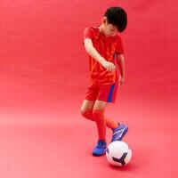 تي شيرت كرة قدم للأطفال - Viralto Axton أحمر/برتقالي/أزرق