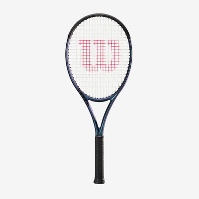 Tennisracket voor volwassenen ultra 100l v4 onbespannen blauw 280 g