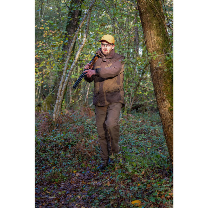 Regenjas voor de jacht in het bos 520 tweekleurig