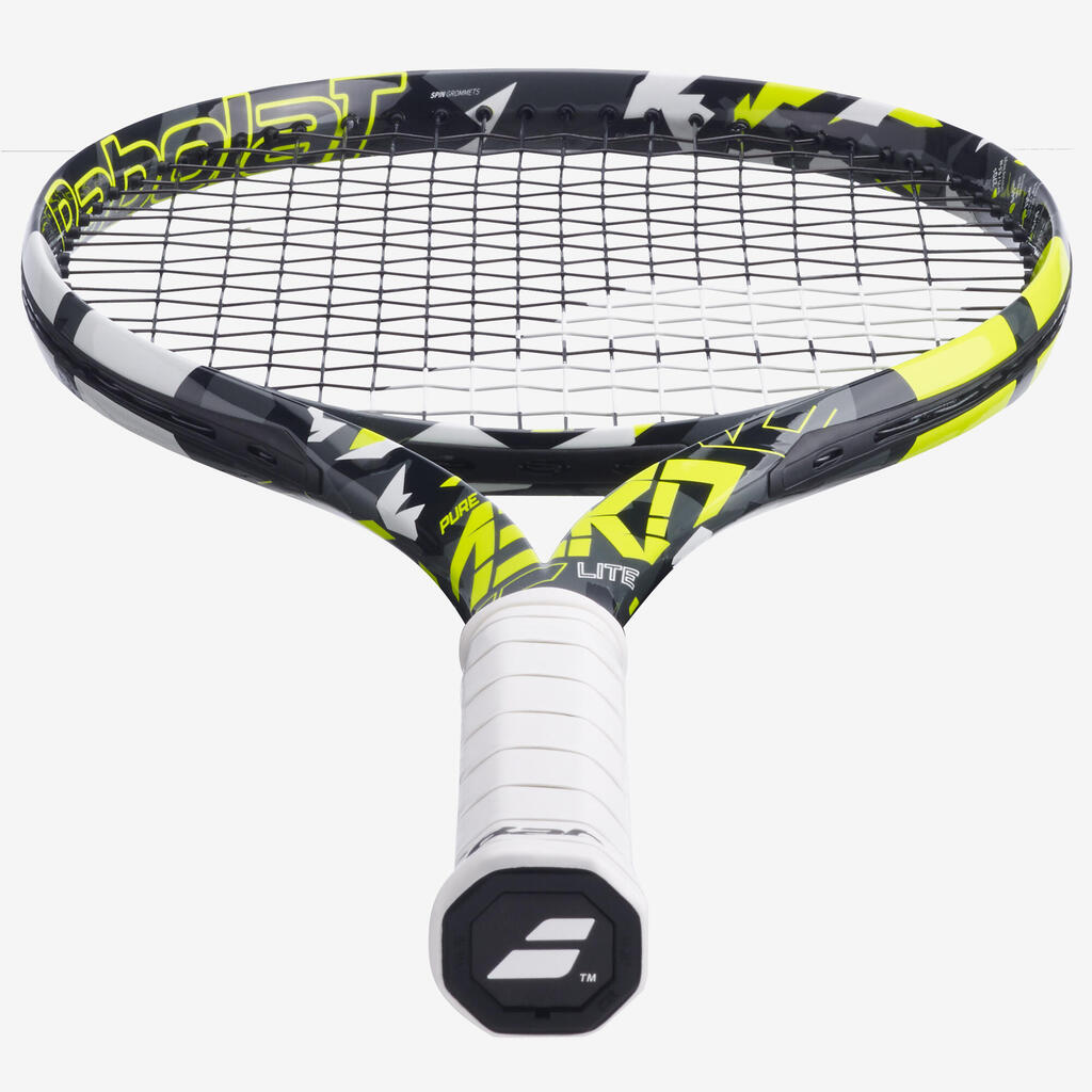 Pieaugušo tenisa rakete “Pure Aero Lite”, 270 g, pelēka, dzeltena