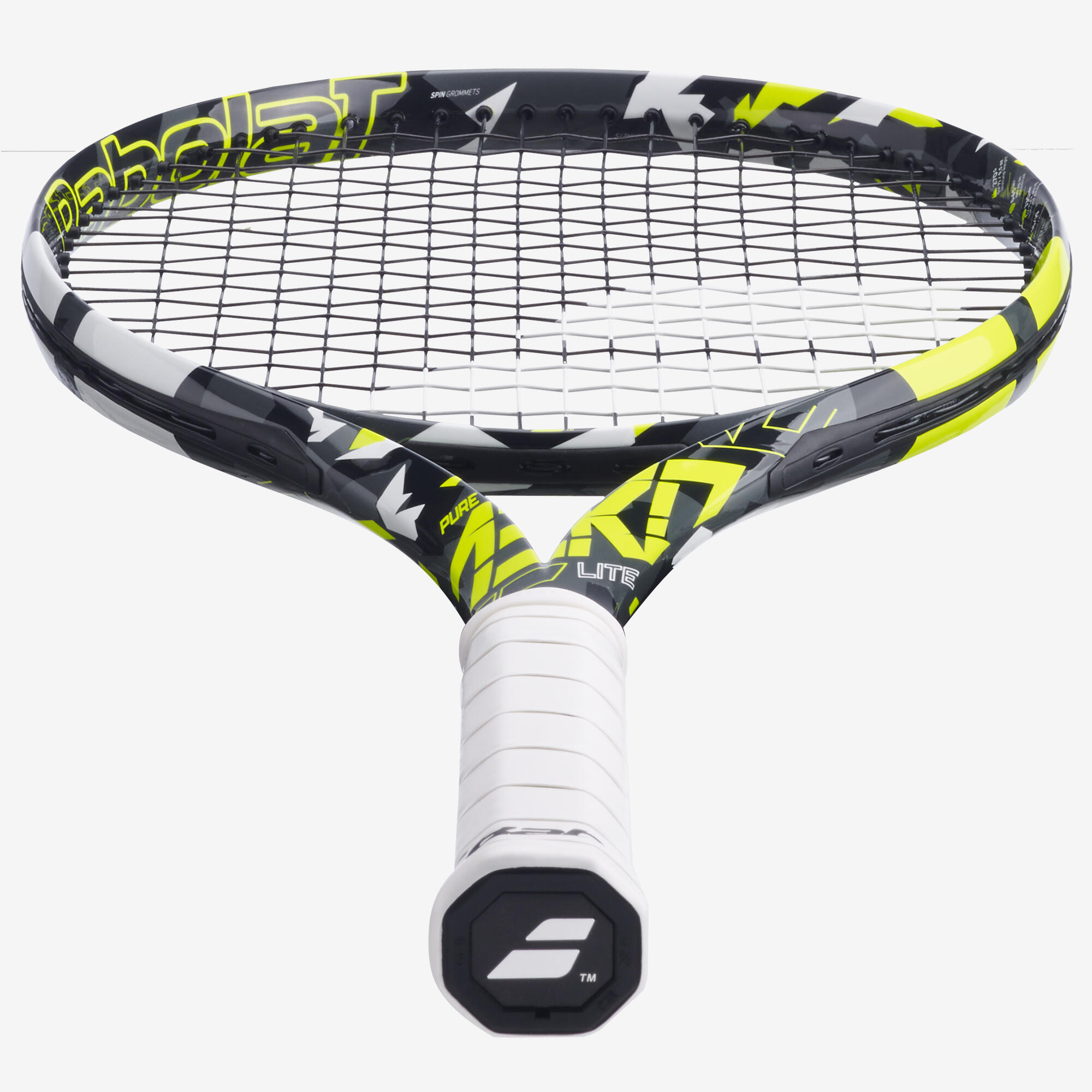 Adult Tennis Racket Pure Aero Lite 270 g - Grey/Yellow 7/7