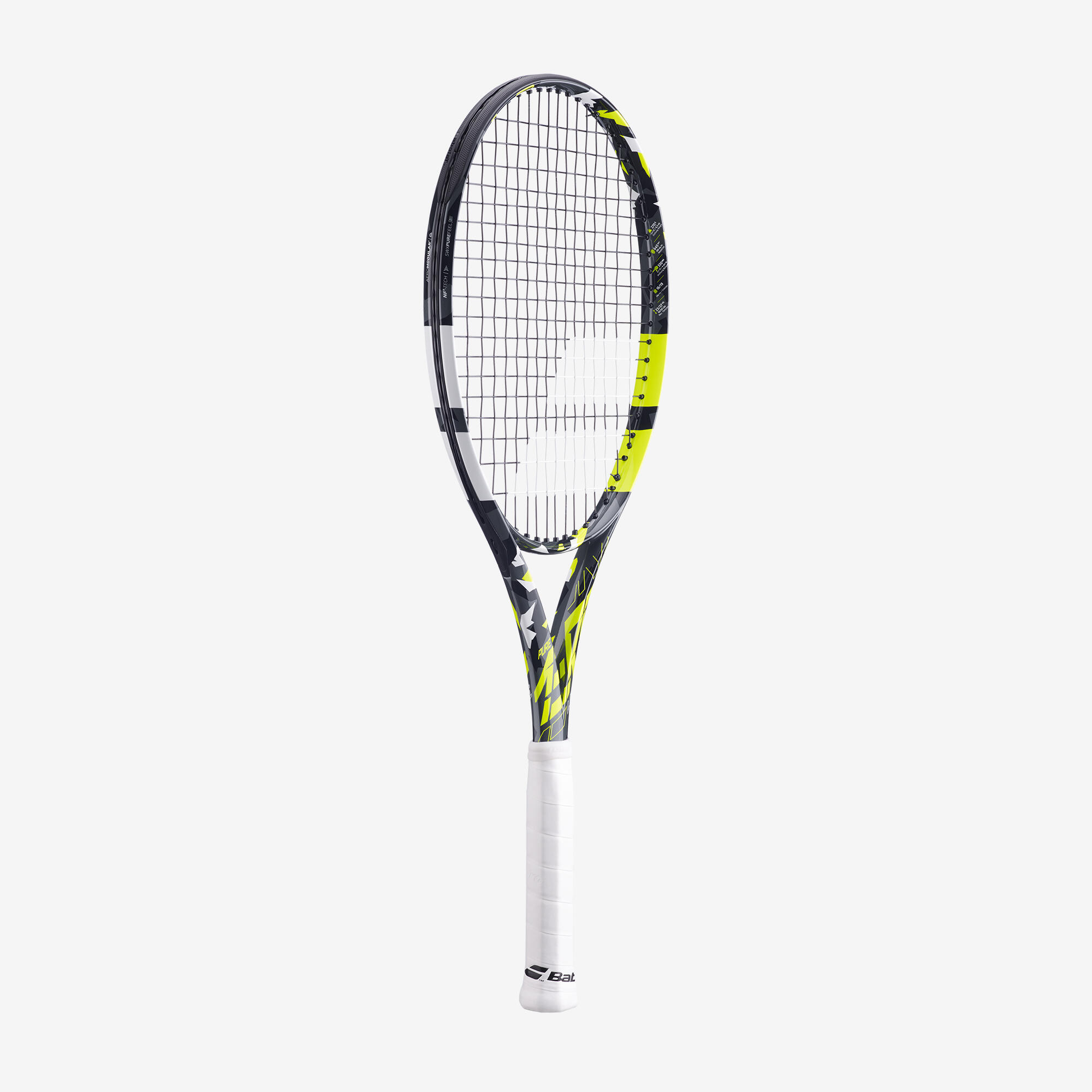 Adult Tennis Racket Pure Aero Lite 270 g - Grey/Yellow 4/7