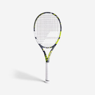 Tennisracket voor volwassenen pure aero lite grijs/geel 270 g