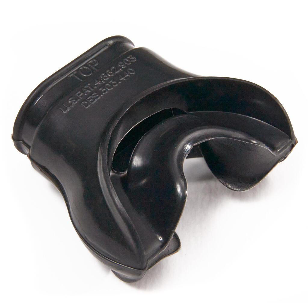 Komfort-Mundstück aus Silikon für Atemregler schwarz