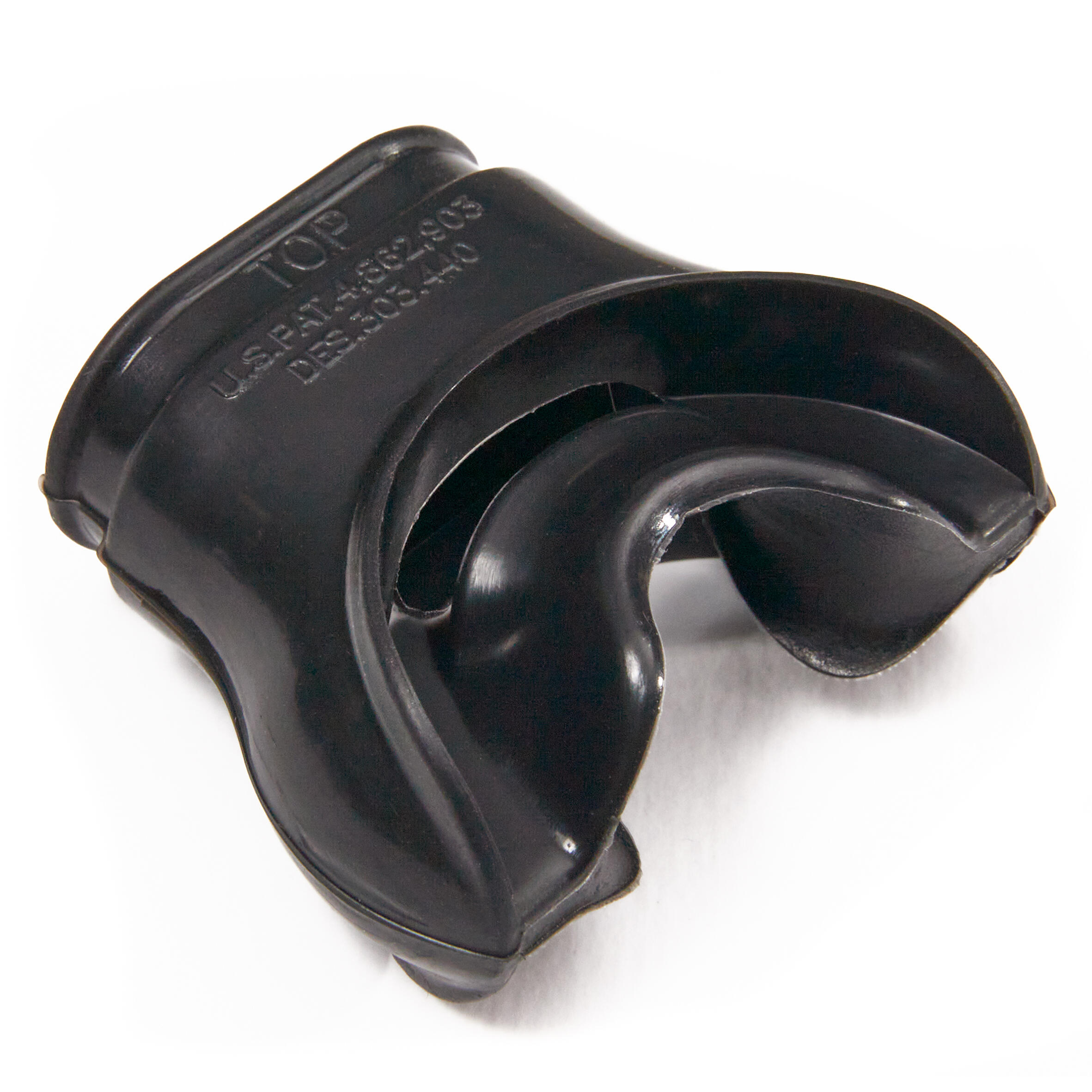 Black silicone comfort mouthpiece