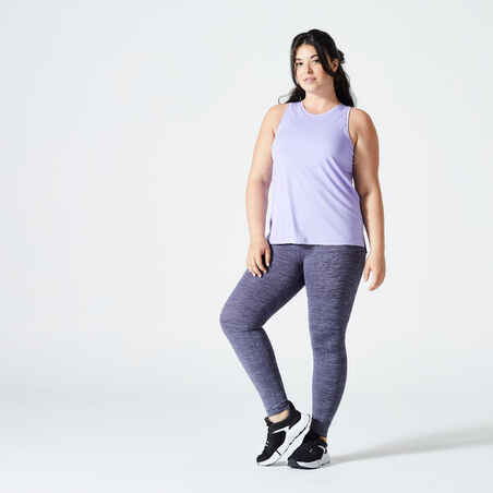 Women's Straight-Cut Fitness Tank Top - Lavender Purple