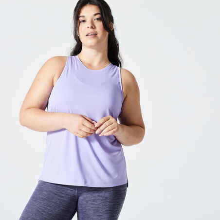 Women's Cardio Fitness Straight Cut Tank Top - Purple