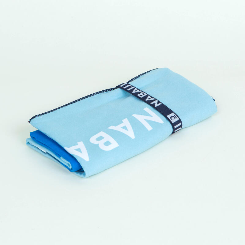 Compacte microvezel handdoek voor zwemmen met print maat L 80 x 130 cm