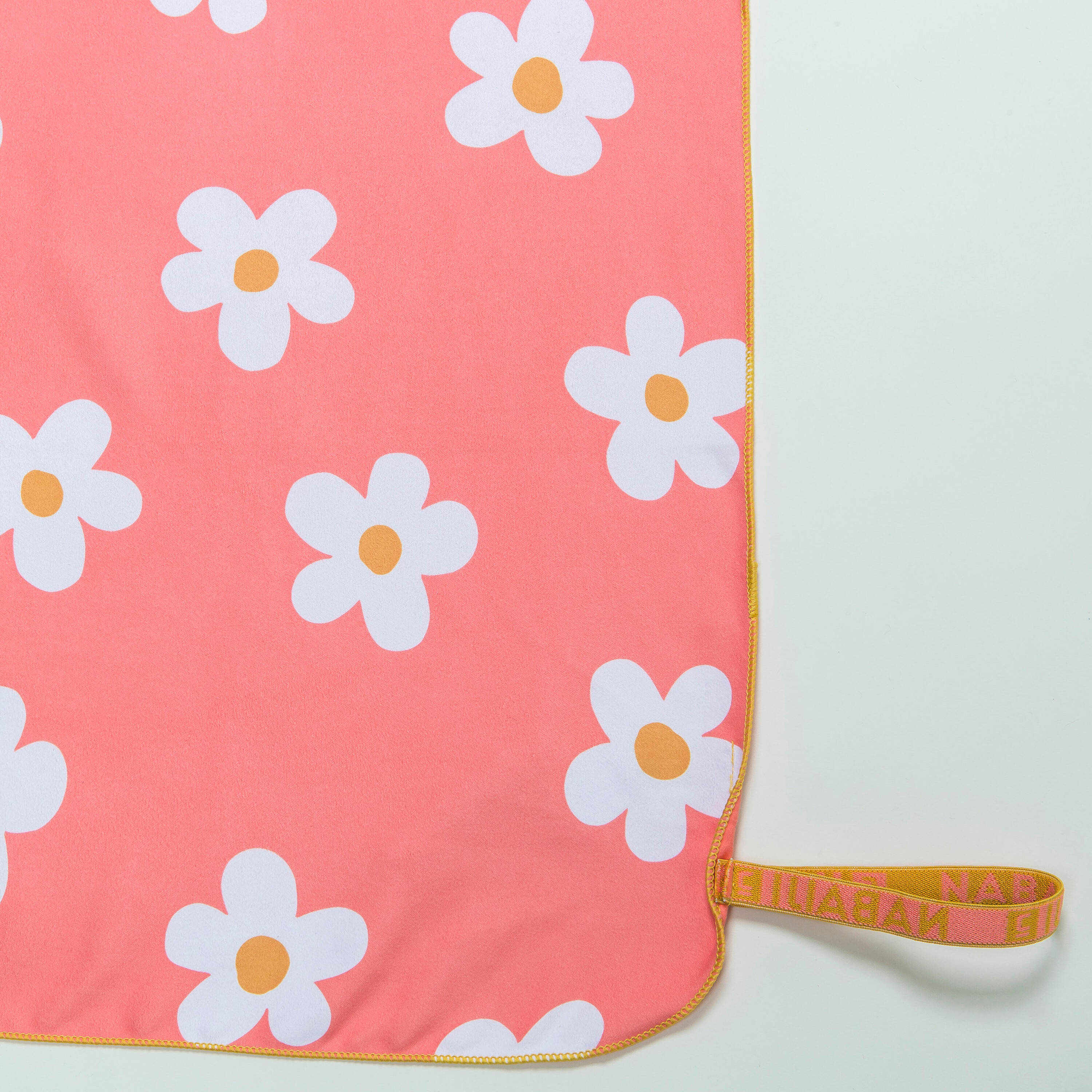 Compact Microfibre Swimming Towel Size L 80 x 130 cm - print -  3