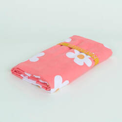 Compact Microfibre Swimming Towel Size L 80 x 130 cm - print