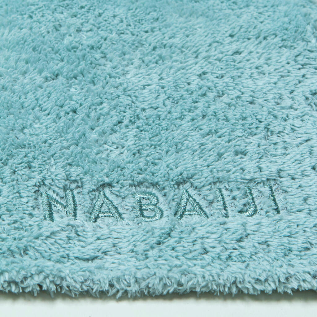 Ultra-soft Microfibre swimming towel size L 110 x 175 cm light green