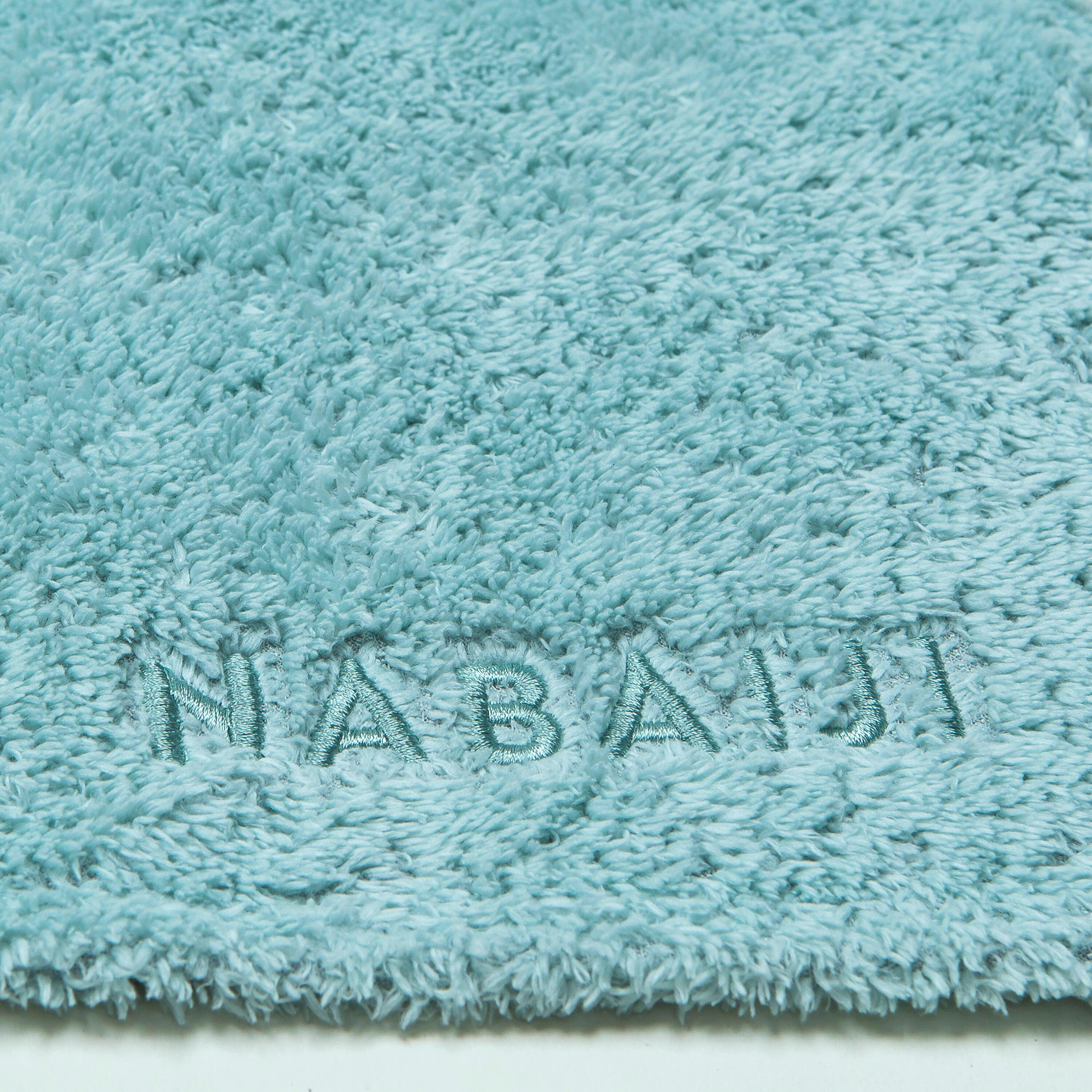 Ultra-soft Microfibre swimming towel size L 110 x 175 cm light green 4/4