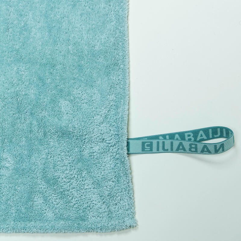 Serviette de bain microfibre ultra douce vert clair taille XL 110 x 175 cm