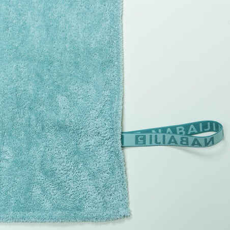 Ultra-soft Microfibre swimming towel size L 110 x 175 cm light green