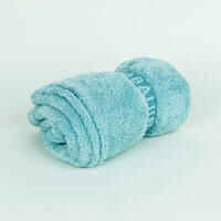Ultra-soft Microfibre swimming towel size L 110 x 175 cm light green