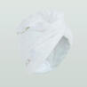 Soft Microfibre Hair Towel white
