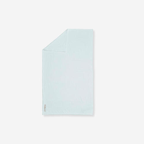 Serviette De Bain Microfibre Ultra Douce blanc Taille L 80 x 130 cm