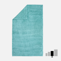 Serviette De Bain Microfibre Ultra Douce vert Taille L 80 x 130 cm