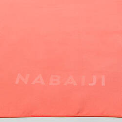 Microfibre Towel for Swimming Size XL 110 x 175 cm coral