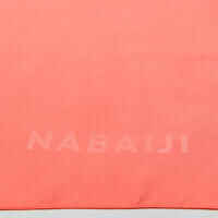 Microfibre Towel for Swimming Size XL 110 x 175 cm coral