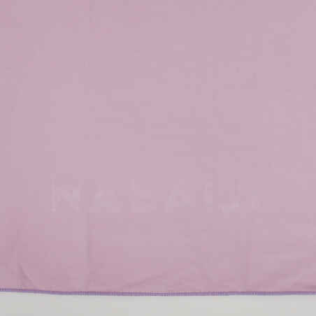 Microfibre Towel for Swimming Lila Size L 80 x 130 cm