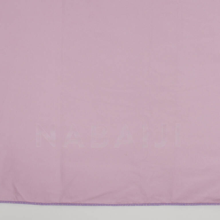 Microfibre Towel for Swimming Lila Size L 80 x 130 cm